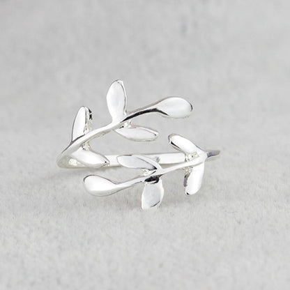 Open Leaf Ring - FashionAngelz
