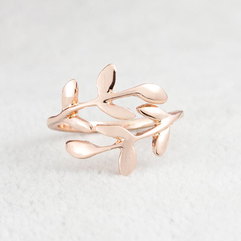 Open Leaf Ring - FashionAngelz