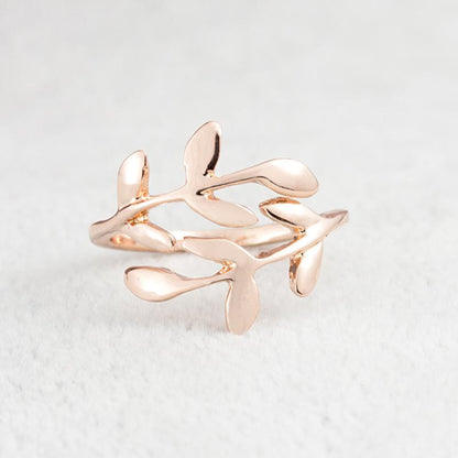 Open Leaf Ring - FashionAngelz