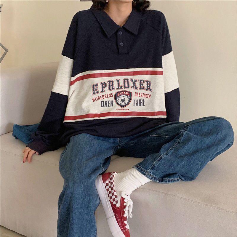 Oversized Polo "Explorer" Sweatshirt Hoodies & Sweatshirts VOLAC Store 