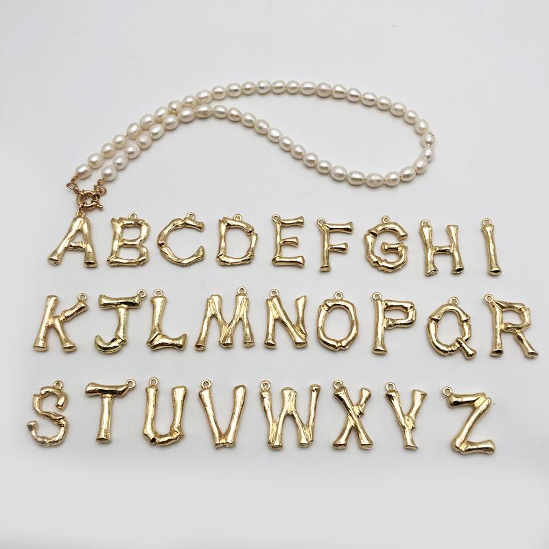 Pearl Initial Necklace - FashionAngelz