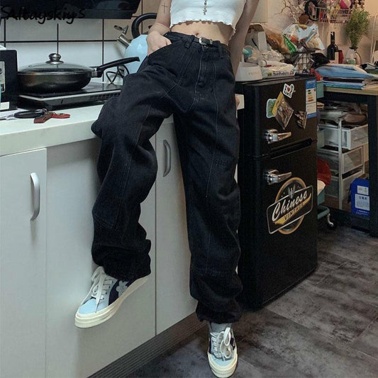 Black Retro Jeans Jeans Altayskiy Lover Store 