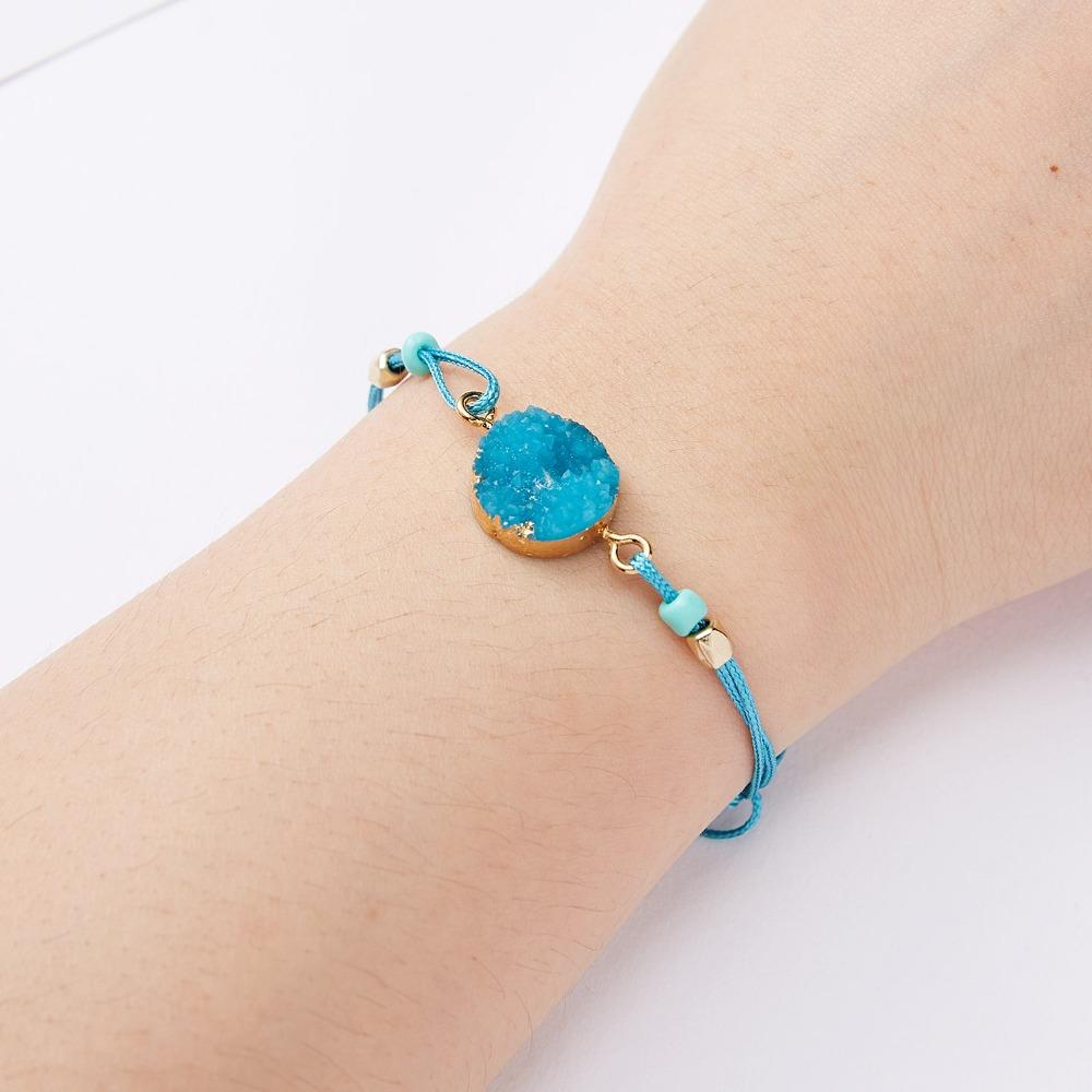 Woven Stone Make A Wish Bracelet - FashionAngelz