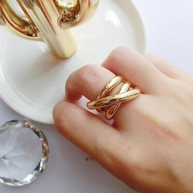 Hollow Cross Ring - FashionAngelz