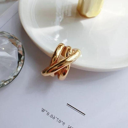 Hollow Cross Ring - FashionAngelz
