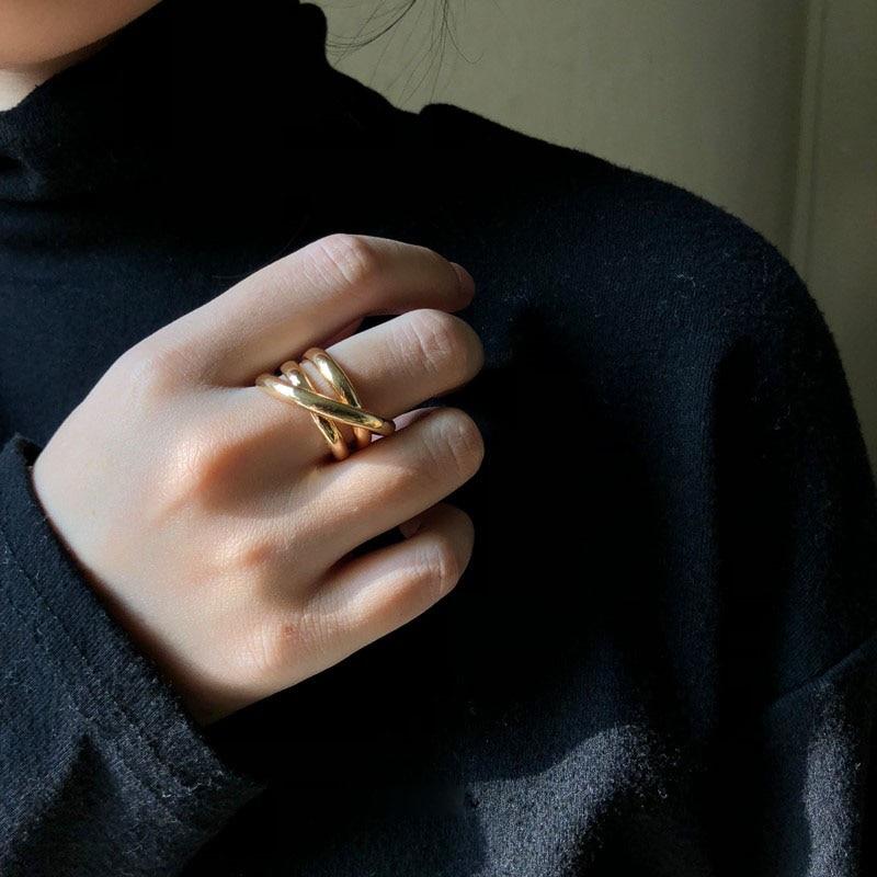 Hollow Cross Ring - FashionAngelz
