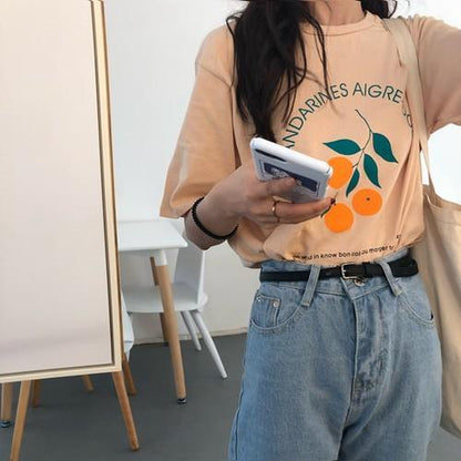 Orange Top T-Shirts Octeyam Official Store 