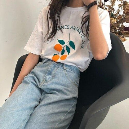 Orange Top T-Shirts Octeyam Official Store 