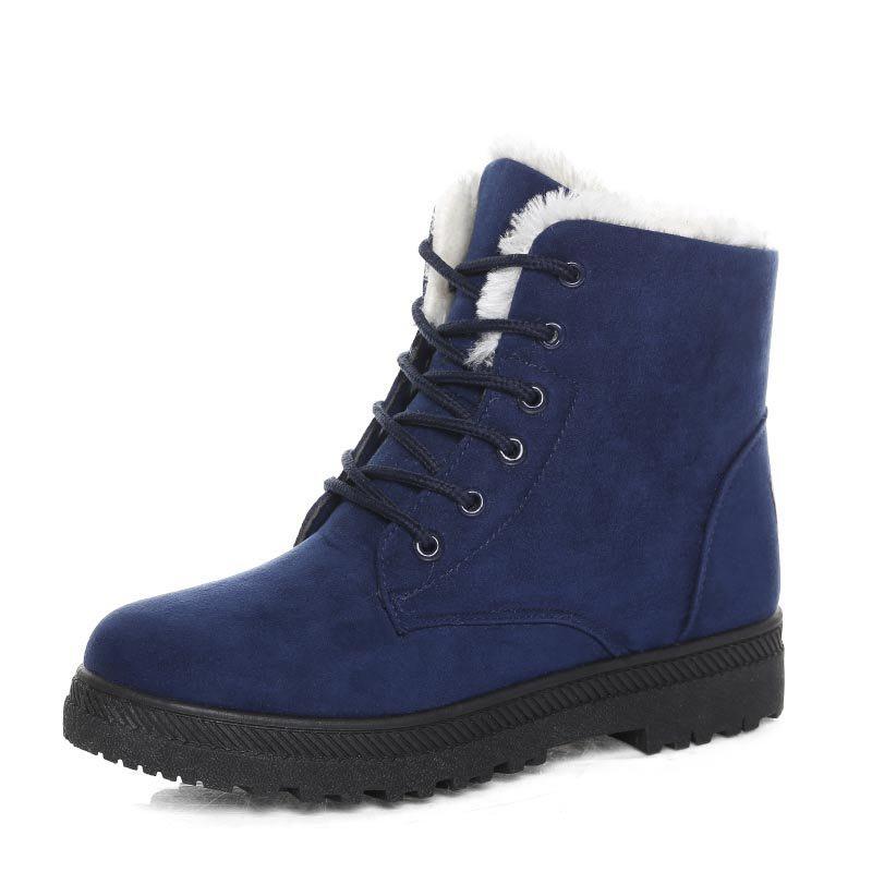 Fur Plush Winter Boots - FashionAngelz