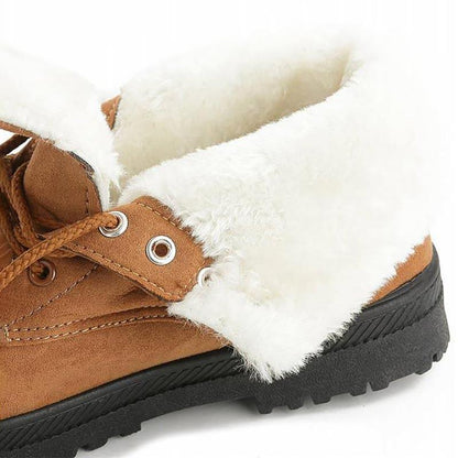 Fur Plush Winter Boots - FashionAngelz