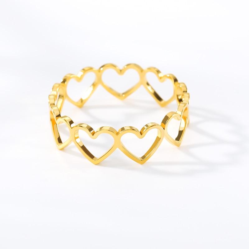 Linked Heart Ring - FashionAngelz