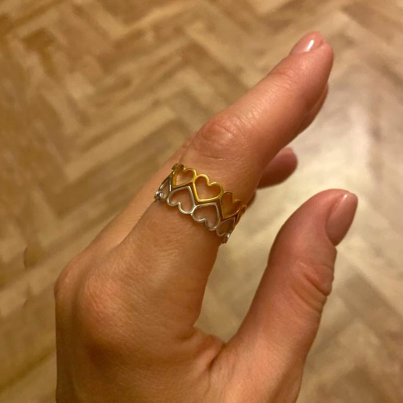 Linked Heart Ring - FashionAngelz