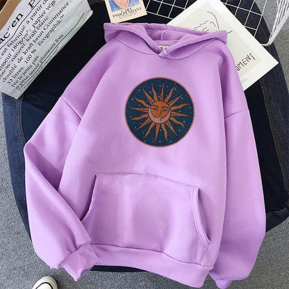 Sun & Moon Bohemian Hoodie Hoodies & Sweatshirts Feminism Store 