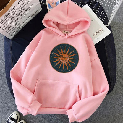 Sun & Moon Bohemian Hoodie Hoodies & Sweatshirts Feminism Store 