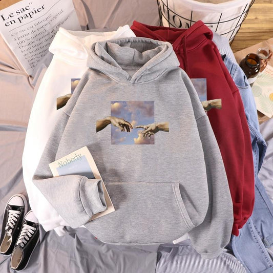 Aesthetic Connecting Hand Hoodie Hoodies & Sweatshirts Mr. Xiao's Store 