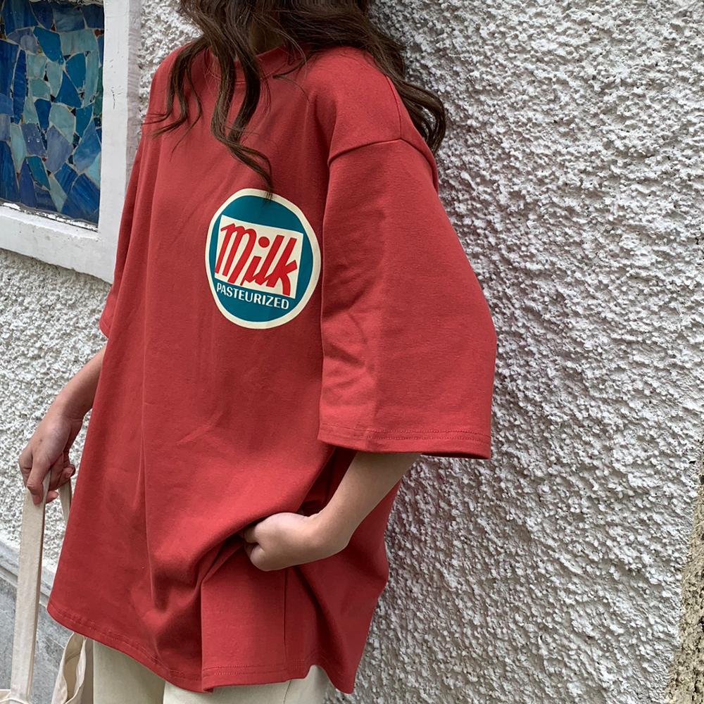 Oversized Milk Shirt T-Shirts Shop5872354 Store 