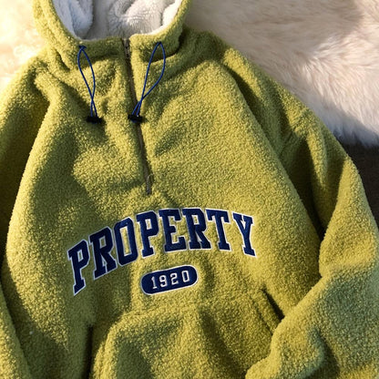 Oversized Vintage "Property" Hoodie Hoodies & Sweatshirts VOLAC Store 