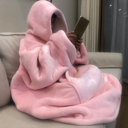 Giant Blanket Hoodie Hoodies & Sweatshirts Wensilian Trendy Store Blush Pink One Size 