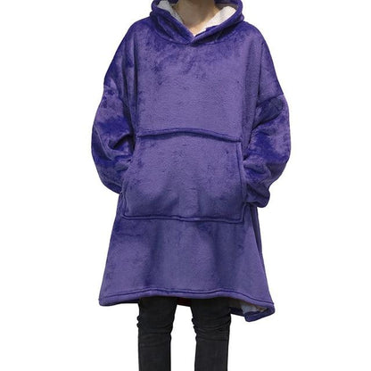 Giant Blanket Hoodie Hoodies & Sweatshirts Wensilian Trendy Store Lavender One Size 