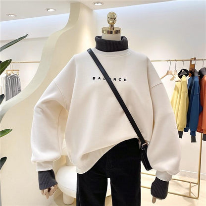Double Layer Turtleneck Sweater Hoodies & Sweatshirts Kamazing Store 