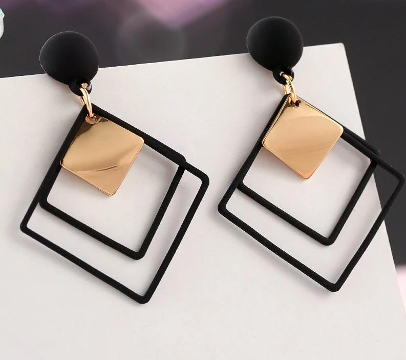 Acrylic Drop Earrings - FashionAngelz