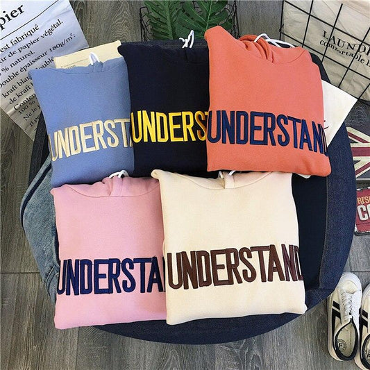 "Understand" Hoodie Hoodies & Sweatshirts zuolunouba Official Store 