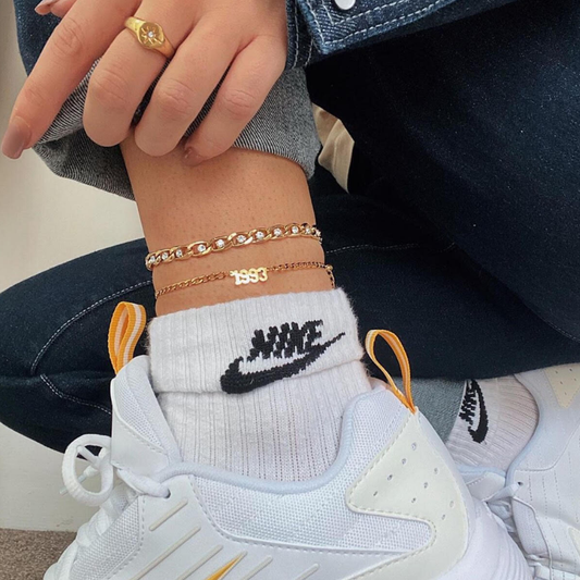 Birth Date Anklet - FashionAngelz