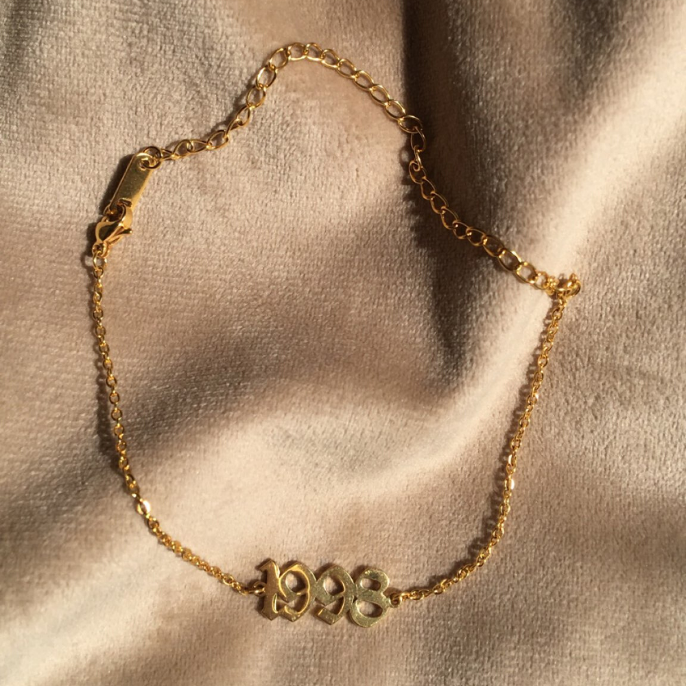 Birth Date Anklet - FashionAngelz