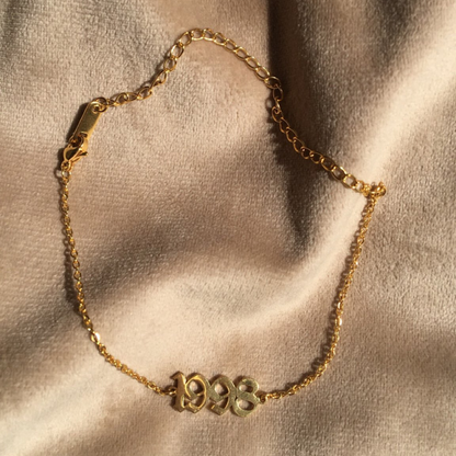 Birth Date Anklet - FashionAngelz