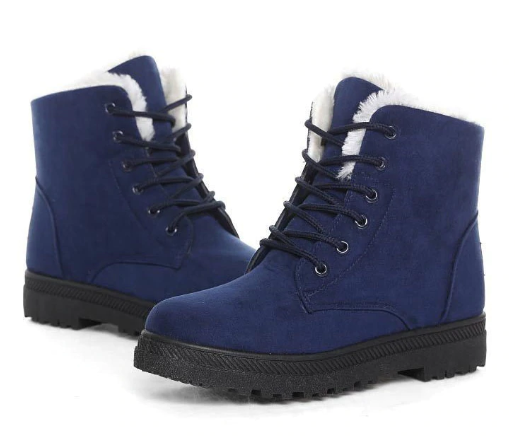 Fur Plush Winter Boots - FashionAngelz