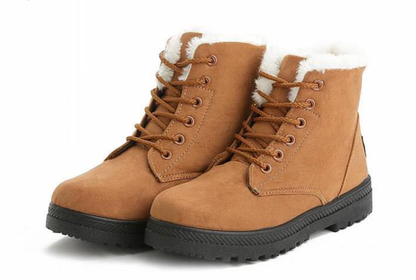 Fur Plush Winter Boots - FashionAngelz