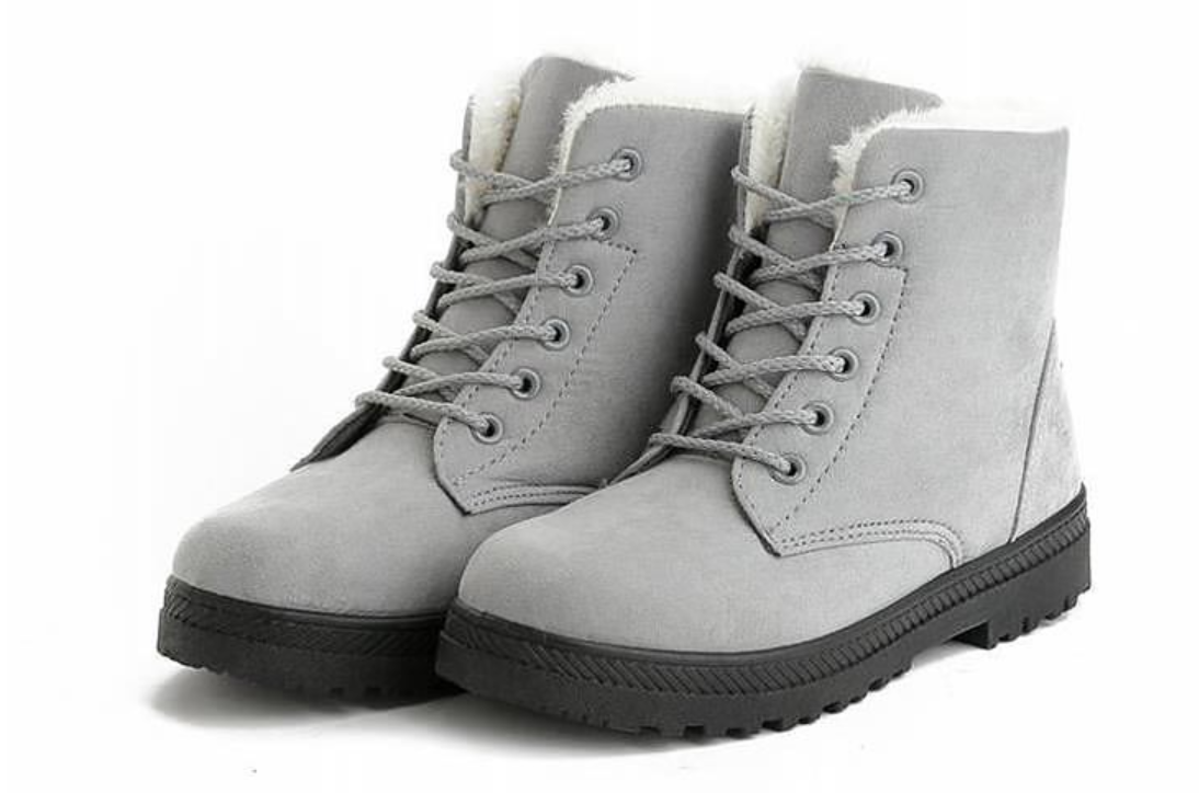 Fur Plush Winter Boots - FashionAngelz