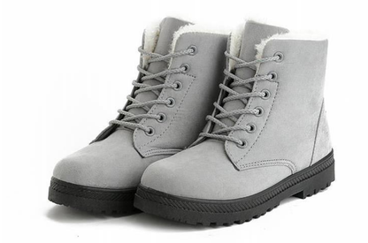 Fur Plush Winter Boots - FashionAngelz