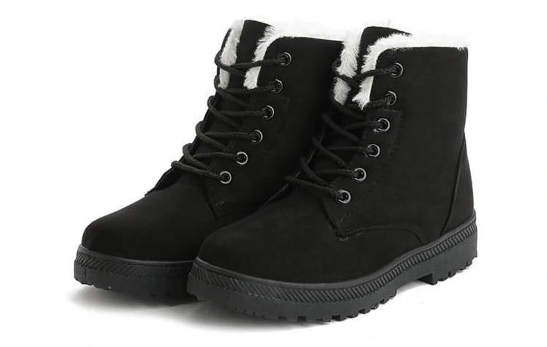 Fur Plush Winter Boots - FashionAngelz