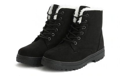 Fur Plush Winter Boots - FashionAngelz