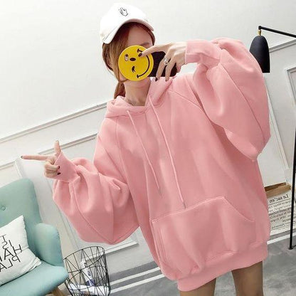 Oversized Pullover Hoodie - FashionAngelz