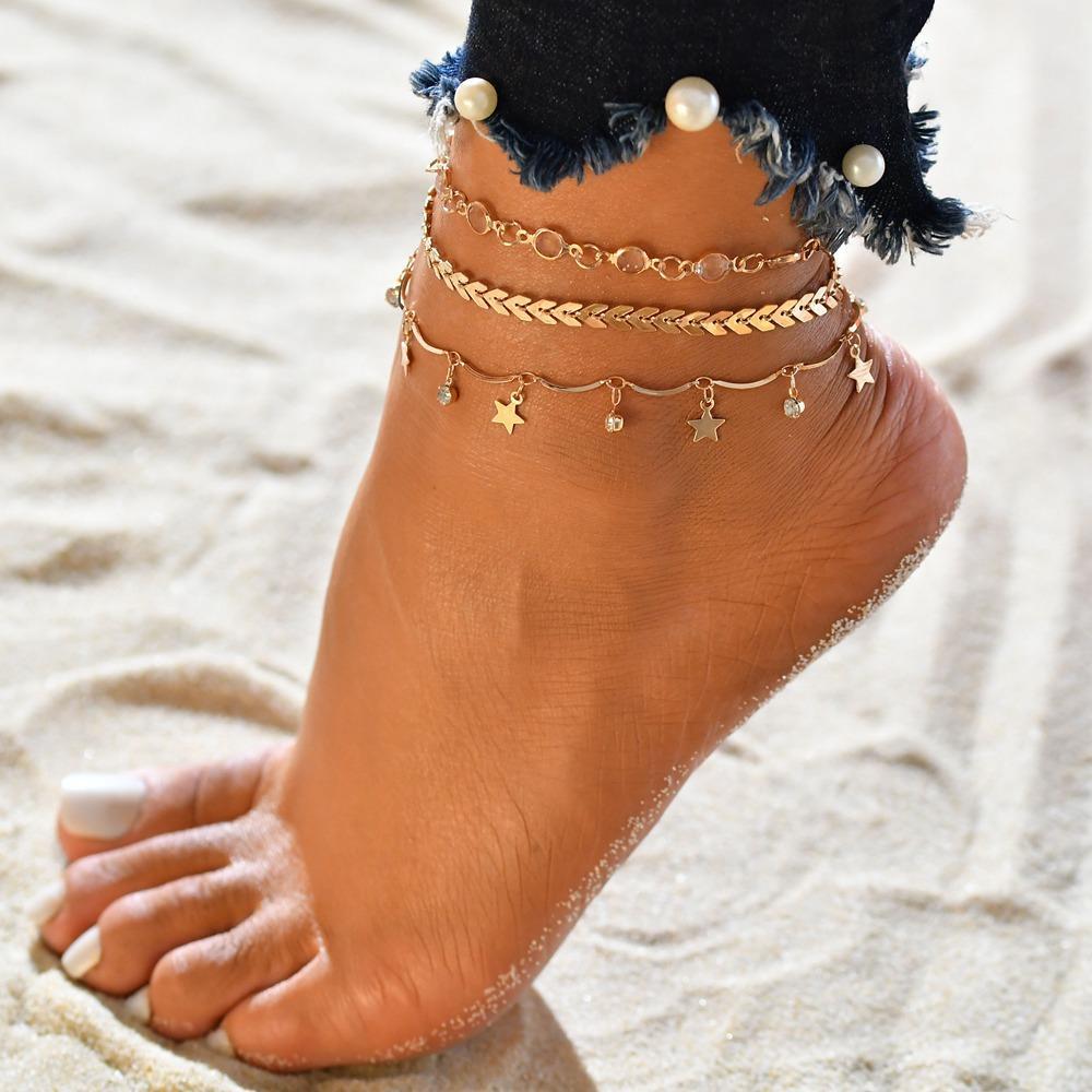 Chevron Arrow Anklet - FashionAngelz