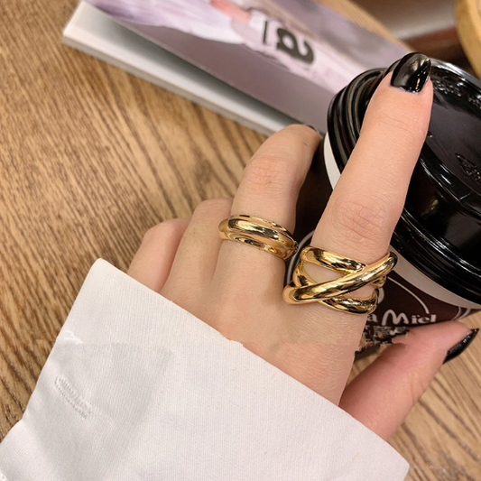 Hollow Cross Ring - FashionAngelz