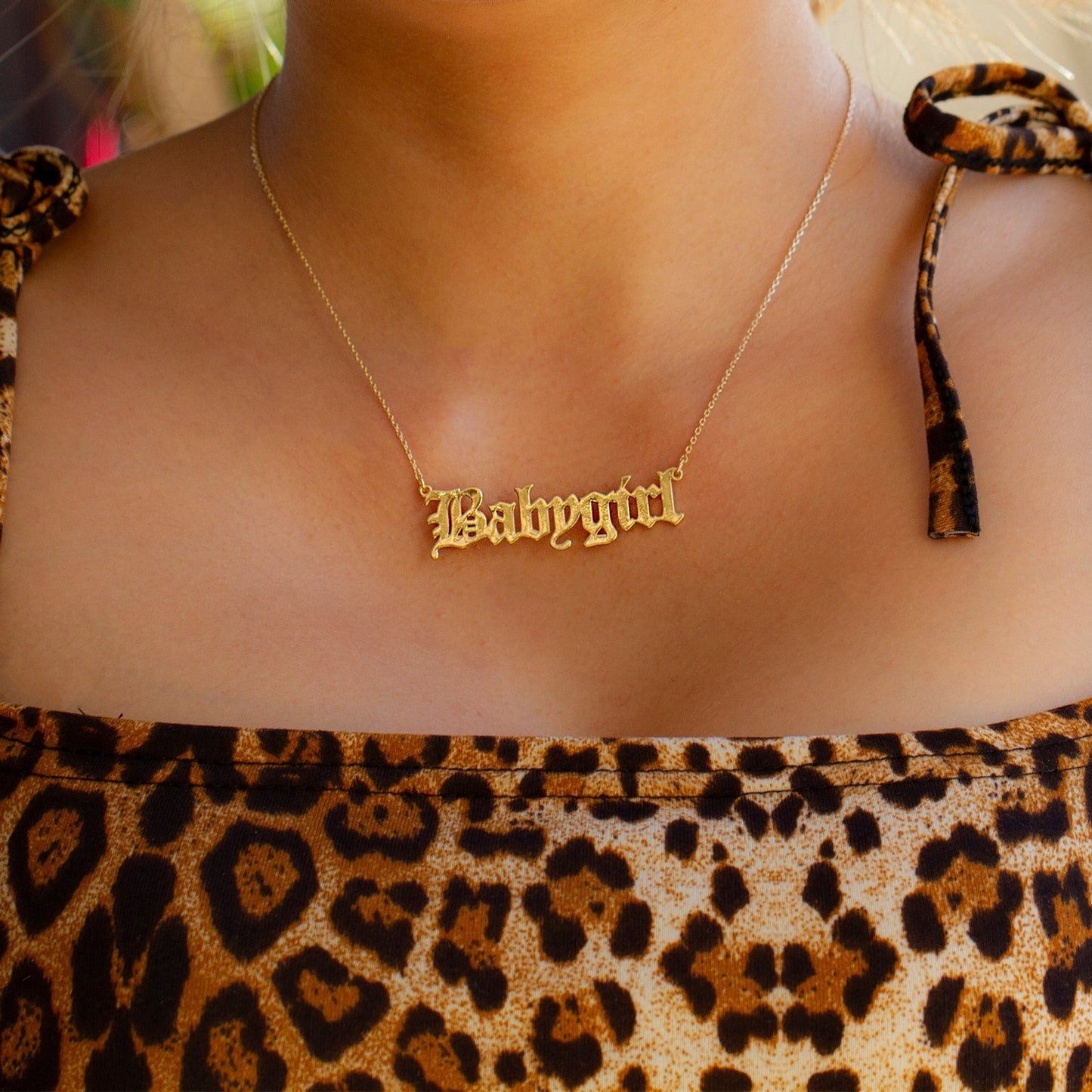 Old English Babygirl Necklace - FashionAngelz