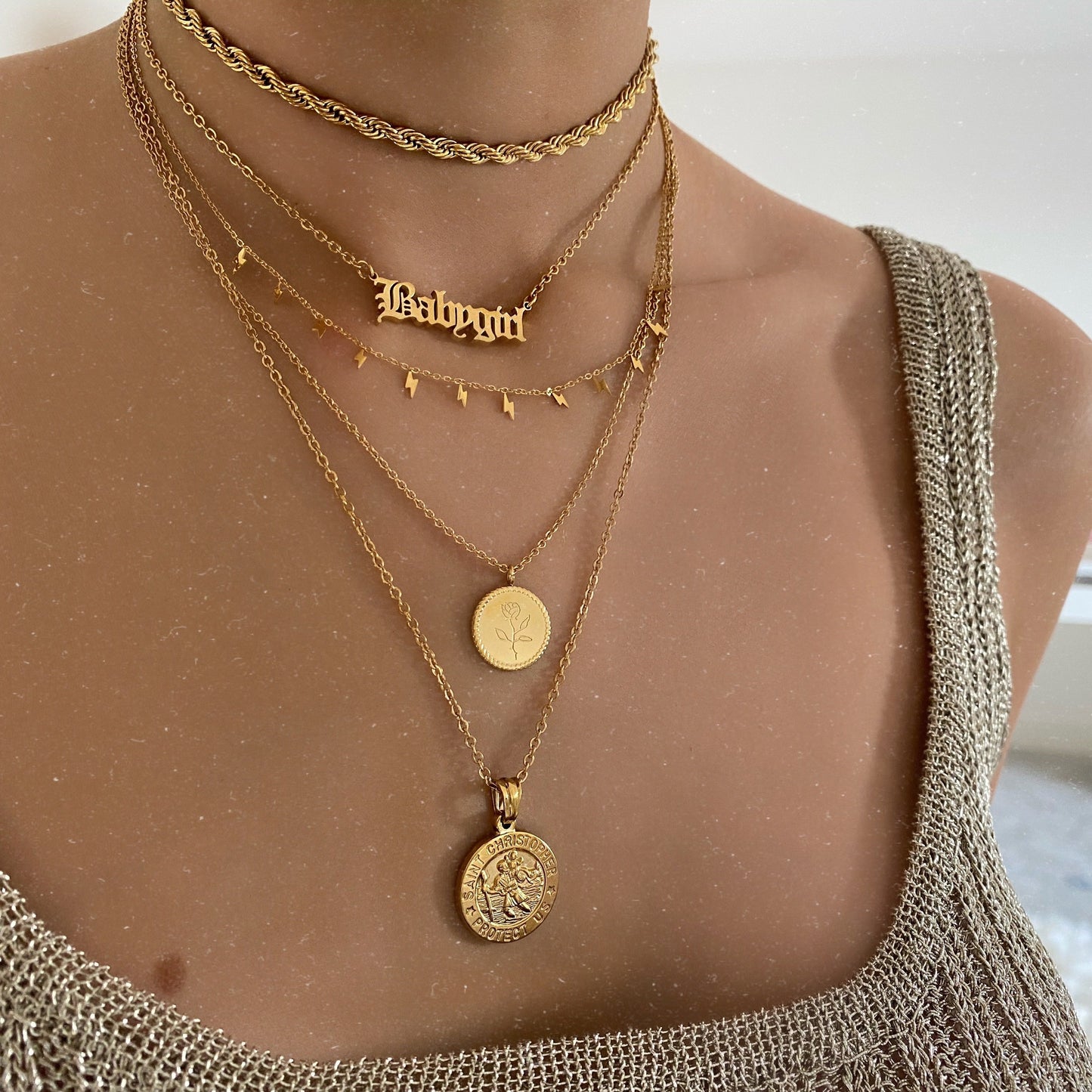 Old English Babygirl Necklace - FashionAngelz