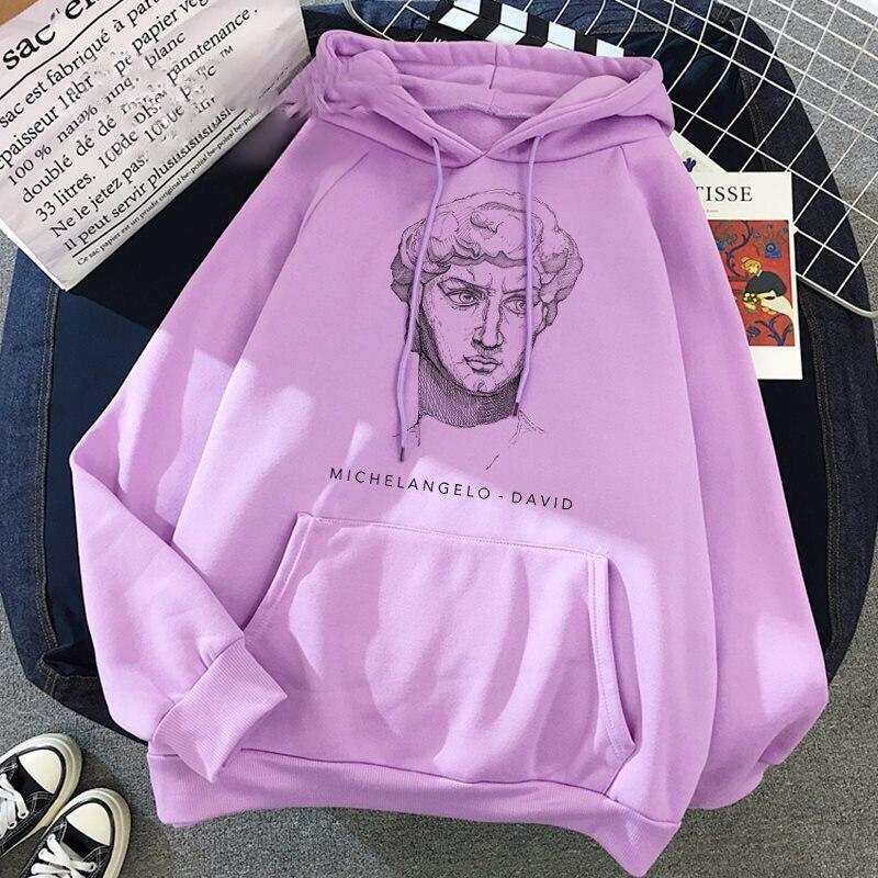 Michelangelo David Vintage Hoodie Hoodies & Sweatshirts Mr Xiao's Store 
