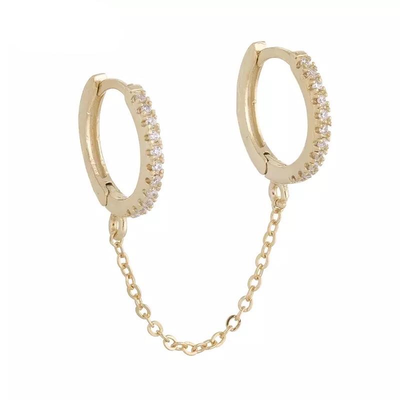 Diamond Handcuff Drop Earrings - FashionAngelz