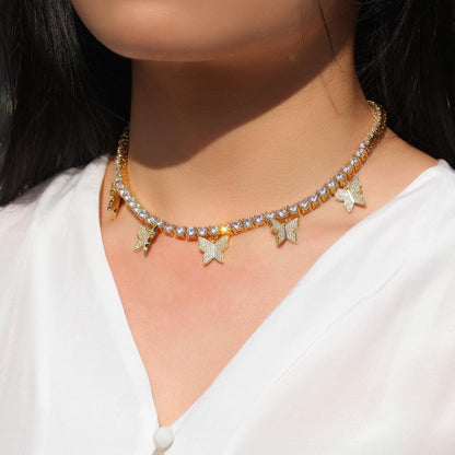 Butterfly Tennis Choker - FashionAngelz