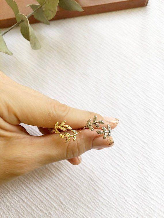 Open Leaf Ring - FashionAngelz