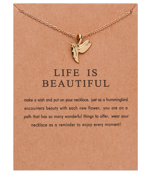 "Positive Vibes Only" Necklace - FashionAngelz