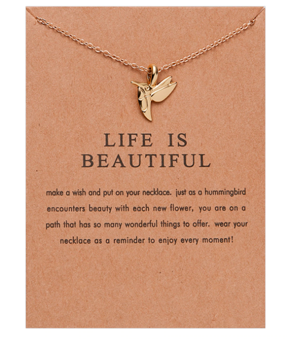 "Positive Vibes Only" Necklace - FashionAngelz