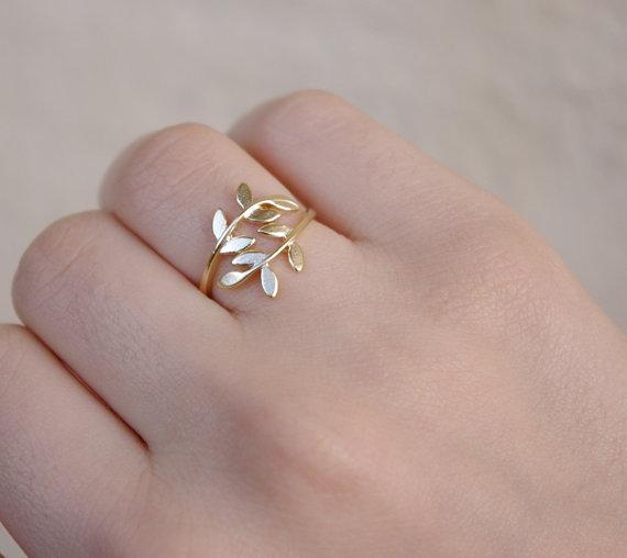 Open Leaf Ring - FashionAngelz