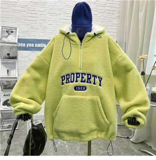Oversized Vintage "Property" Hoodie Hoodies & Sweatshirts VOLAC Store 
