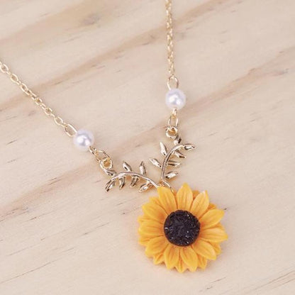 Sunflower Necklace - FashionAngelz
