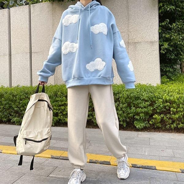 In The Clouds Hoodie Hoodies & Sweatshirts deeptown Official Store 